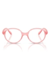 Ray Ban Ray-ban Kids' 44mm Small Phantos Optical Glasses In Pink