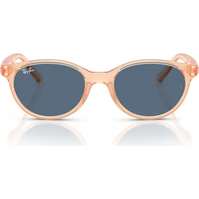 Ray Ban Ray-ban Kids' 45mm Oval Sunglasses In Dark Blue