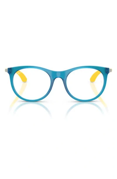 Ray Ban Ray-ban Kids' 45mm Phantos Optical Glasses In Blue