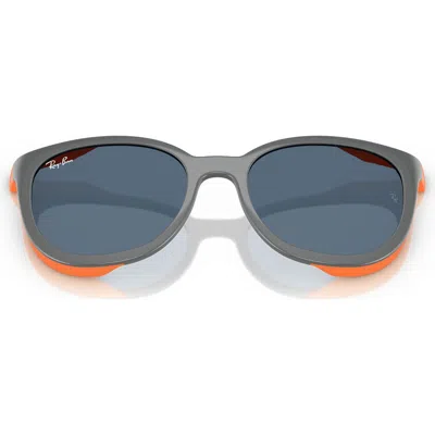 Ray Ban Ray-ban Kids' 45mm Phantos Optical Glasses & Clip-on Sunglasses In Orange
