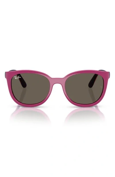 Ray Ban Ray-ban Kids' 45mm Phantos Optical Glasses & Clip-on Sunglasses In Violet
