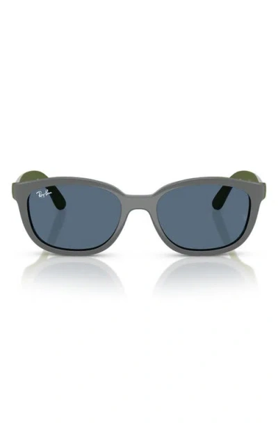 Ray Ban Ray-ban Kids' 46mm Pillow Optical Glasses & Clip-on Sunglasses In Dark Blue