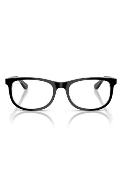 Ray Ban Ray-ban Kids' 46mm Pillow Optical Glasses In Black