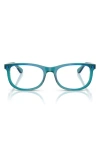 Ray Ban Ray-ban Kids' 46mm Pillow Optical Glasses In Blue Green