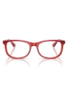 Ray Ban Ray-ban Kids' 46mm Pillow Optical Glasses In Red