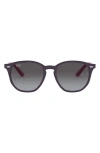 Ray Ban Ray-ban Kids' 46mm Round Sunglasses In Violet