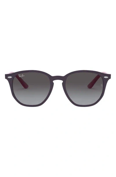 Ray Ban Ray-ban Kids' 46mm Round Sunglasses In Violet