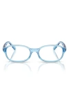 Ray Ban Ray-ban Kids' 46mm Small Pillow Optical Glasses In Blue