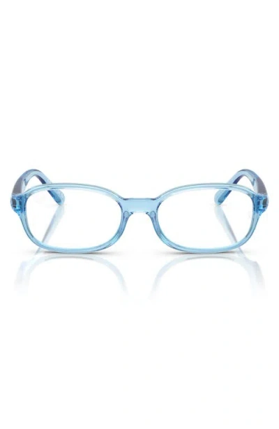 Ray Ban Ray-ban Kids' 46mm Small Pillow Optical Glasses In Blue