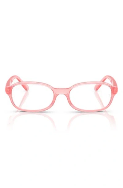Ray Ban Ray-ban Kids' 46mm Small Pillow Optical Glasses In Pink