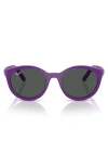 Ray Ban Ray-ban Kids' 47mm Phantos Clip-on Frames In Purple