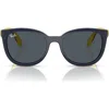 Ray Ban Ray-ban Kids' 47mm Phantos Optical Glasses & Clip-on Sunglasses In Yellow