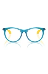 Ray Ban Ray-ban Kids' 47mm Phantos Optical Glasses In Blue