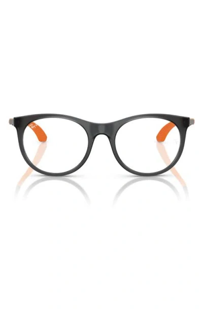 Ray Ban Ray-ban Kids' 47mm Phantos Optical Glasses In Grey