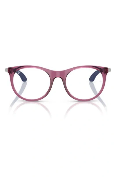 Ray Ban Ray-ban Kids' 47mm Phantos Optical Glasses In Neutral