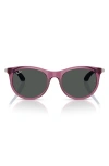Ray Ban Ray-ban Kids' 47mm Phantos Sunglasses In Transparent Violet