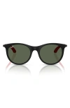 Ray Ban Ray-ban Kids' 47mm Small Phantos Sunglasses In Matte Black