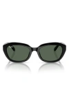 Ray Ban Ray-ban Kids' 48mm Irregular Sunglasses In Black