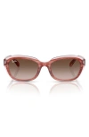 Ray Ban Ray-ban Kids' 48mm Irregular Sunglasses In Pink