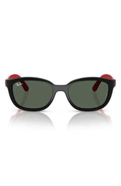 Ray Ban Ray-ban Kids' 48mm Pillow Optical Glasses & Clip-on Sunglasses In Green