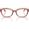 Ray Ban Ray-ban Kids' 48mm Small Irregular Optical Glasses In Pink