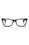 Ray Ban Ray-ban Kids' 50mm Square Optical Glasses In Havana