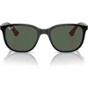 Ray Ban Ray-ban Kids' Junior 48mm Square Sunglasses In Green