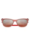 Ray Ban Ray-ban Kids' Junior Wayfarer 47mm Gradient Square Sunglasses In Opal Red