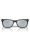 Ray Ban Ray-ban Kids' Junior Wayfarer 50mm Gradient Square Sunglasses In Rubber Black/grey