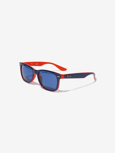 Ray Ban Ray-ban Kids New Wayfarer Sunglasses 47 Mm Blue By Childsplay Clothing
