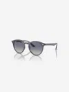 Ray Ban Junior 44mm Round Sunglasses In Blue