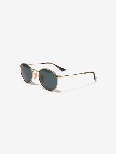 Ray Ban Ray-ban Kids Round Sunglasses 44 Mm Gold