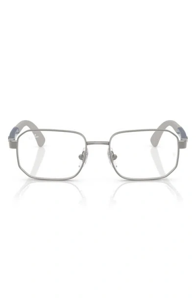 Ray Ban Ray-ban Kids' Ry1060 46mm Irregular Optical Glasses In Gray