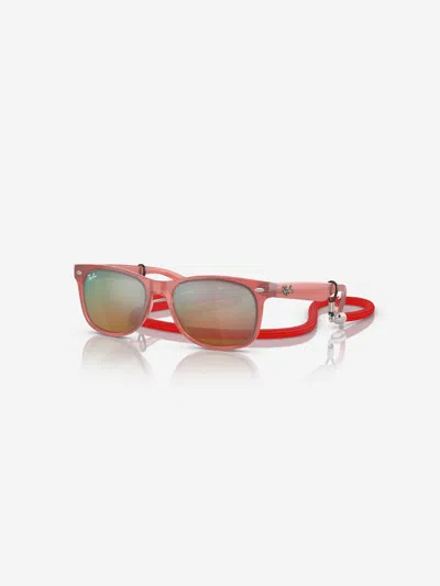 Ray Ban Ray-ban Kids Wayfarer Sunglasses In Red