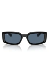 Ray Ban Kiliane 54mm Pillow Sunglasses In Black/blue Solid