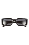 Ray Ban Kiliane 54mm Pillow Sunglasses In Black/ Dark Grey