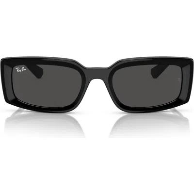 Ray Ban Ray-ban Kiliane 54mm Pillow Sunglasses In Black / Dark Grey