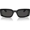 Ray Ban Ray-ban Kiliane 54mm Pillow Sunglasses In Black/dark Grey