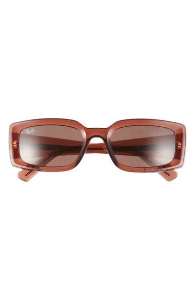 Ray Ban Kiliane 54mm Pillow Sunglasses In Transparent