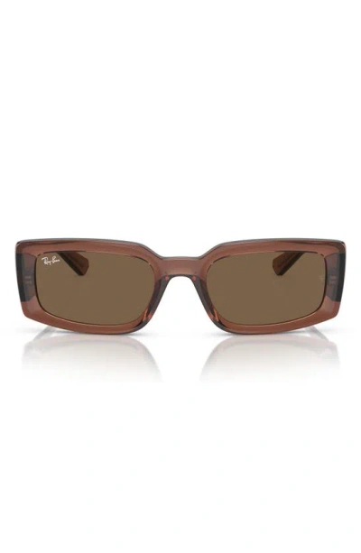 Ray Ban Kiliane 54mm Pillow Sunglasses In Transparent