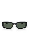 Ray Ban Kiliane Bio-based Pillow Sunglasses In Black