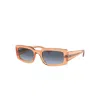 Ray Ban Ray In Transparent Orange