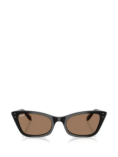 Ray Ban Lady Burbank Cat-eye Sunglasses In Gold
