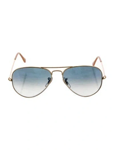 Pre-owned Ray Ban Large Aviator Sunglasses
