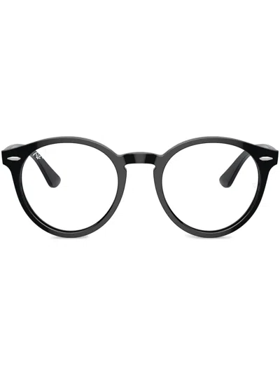 RAY BAN LARRY OPTICS ROUND-FRAME GLASSES