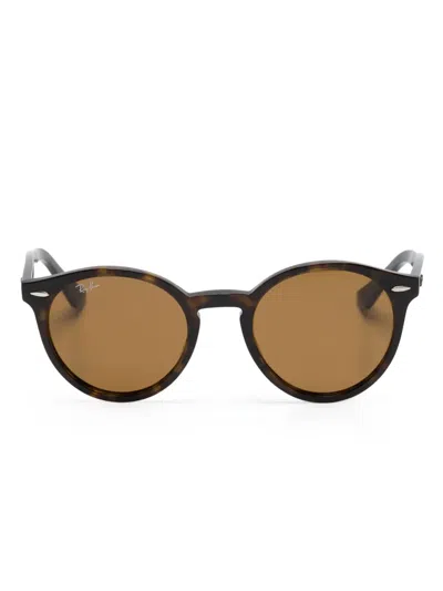 Ray Ban Larry Oval-frame Sunglasses In Brown