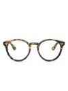 Ray Ban Larry Round-frame Glasses In Brown