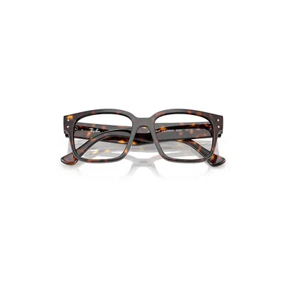 Ray Ban Laurene Optics Bio-based Eyeglasses Havana Frame Clear Lenses Polarized 50-18 In Brown