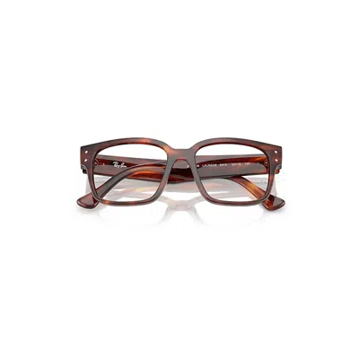 Ray Ban Laurene Optics Bio-based Eyeglasses Striped Havana Frame Clear Lenses Polarized 53-18