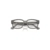 Ray Ban Laurene Optics Bio-based Eyeglasses Transparent Grey Frame Clear Lenses Polarized 50-18 In Transparent Grey